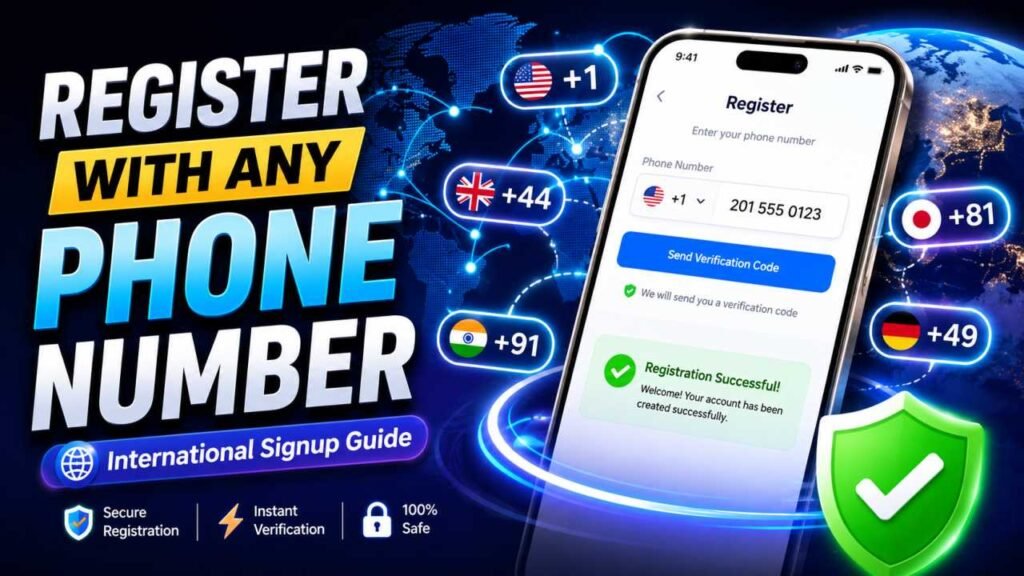 Register Directly With an International Phone Number