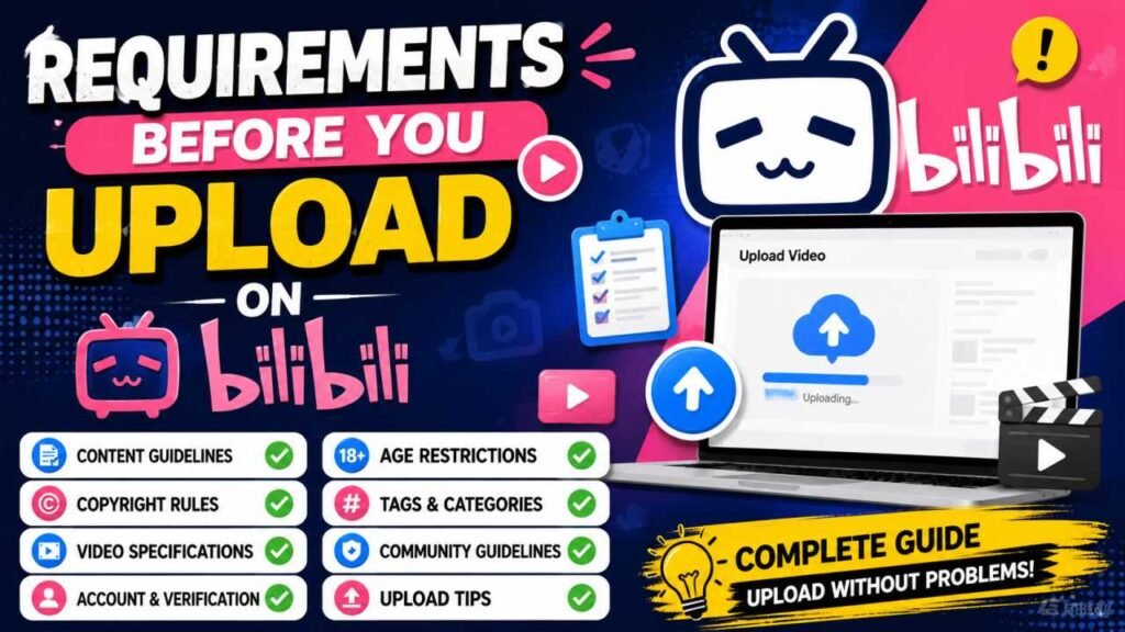 Requirements Before You Upload a Video on Bilibili