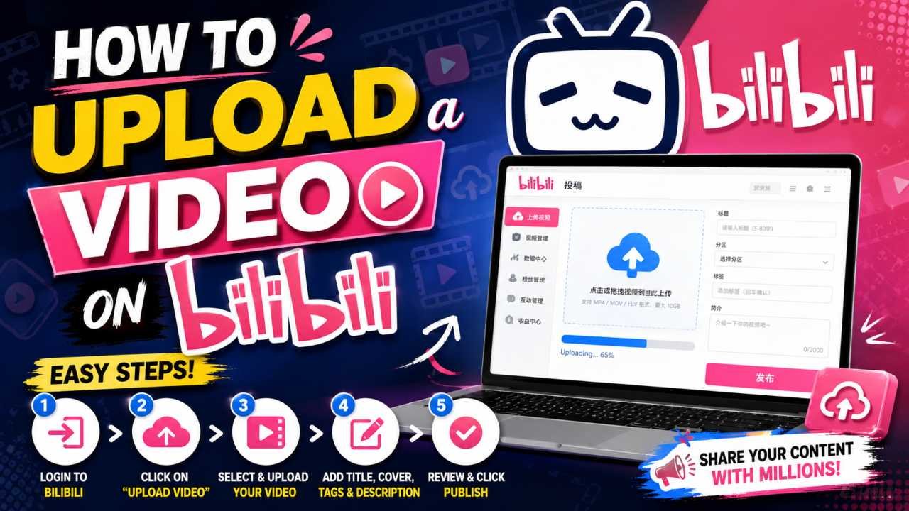 How to Upload a Video on Bilibili
