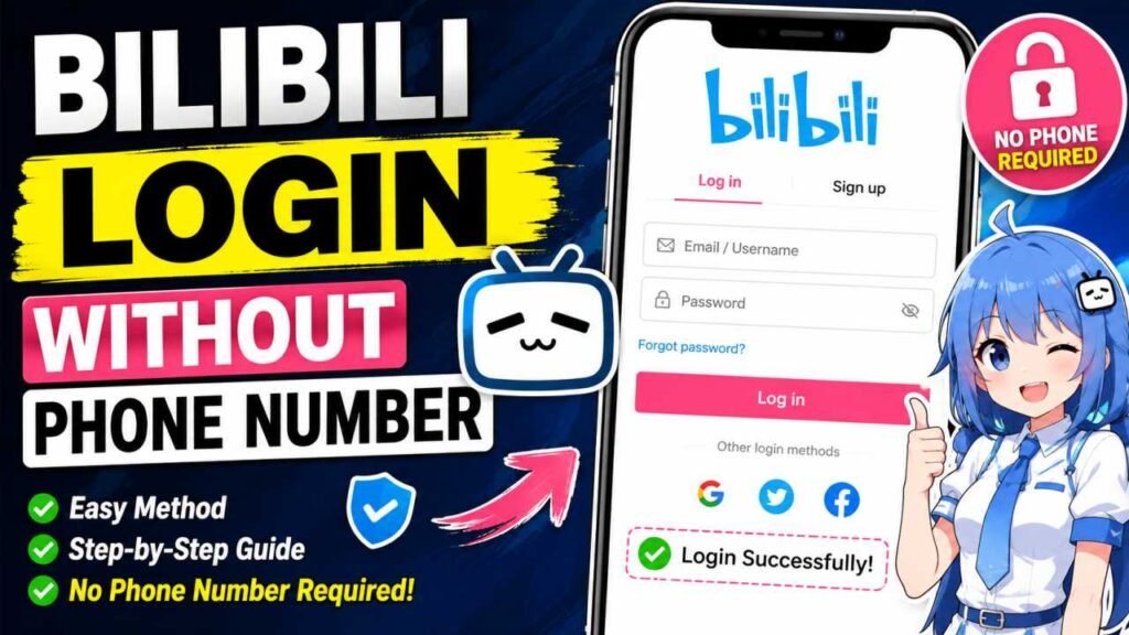 Bilibili Login Without Phone Number: Is It Possible?
